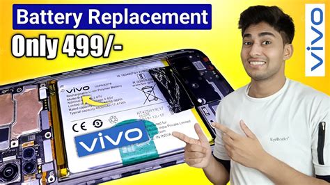 Vivo Battery Replacement Only Vivo New Battery Price Youtube