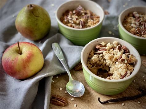 Gezonde Ontbijtjes Appel Peer Crumble Hey New Day