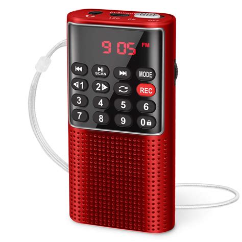 Prunus J 328 Mini Portable Pocket Fm Radio Mp3 Walkman Radio With