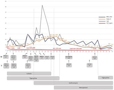 Frontiers Case Report Azithromycin Meropenem Combination Therapy As