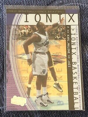 1999 00 UD Ionix Basketball 55 Karl Malone Upper Deck Nice Card EBay