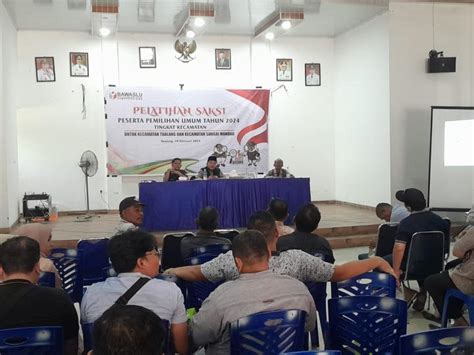 Pelatihan Saksi Di Tualang Bawaslu Siak Kita Satukan Persepsi