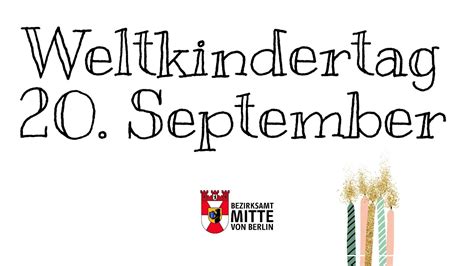 Weltkindertag Am 20 September YouTube