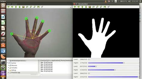 Finger Detection Using Opencv Youtube