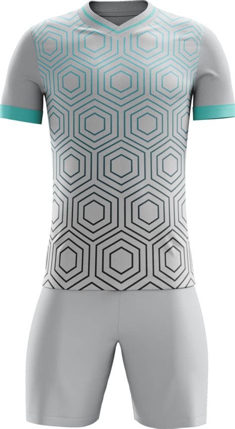 A Soccer Uniform With A Geometric Pattern Front View 39664969 PNG