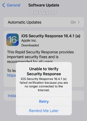 What Are Rapid Security Response Updates For Iphone And How To Disable