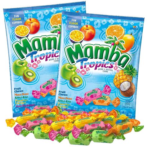 Mamba Candy Tropics T Set Assorted Flavored Fruit Chews