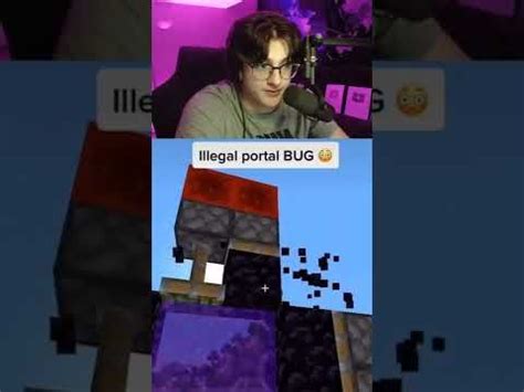 Illegal Nether Portal Glitch | Portal, Glitch, Illegal