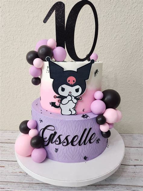 Kuromi Cake 10 Birthday Cake Hello Kitty Birthday Cake Creative