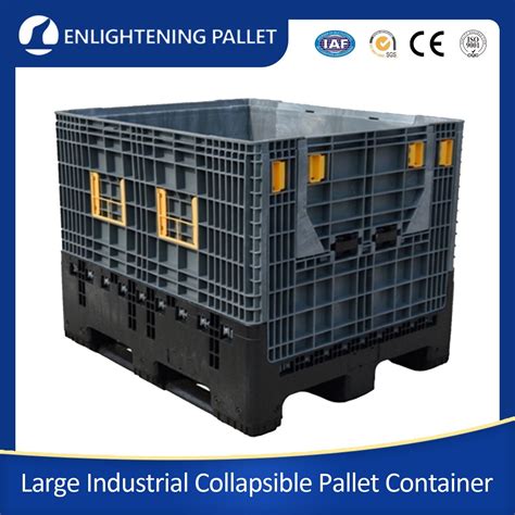 Heavy Duty Bulk Cargo Storage Industrial Hdpe Stackable Plastic Pallet