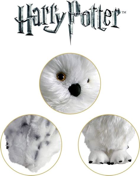 Harry Potters Owl Hedwig White Owl Plush Noble Collection 10