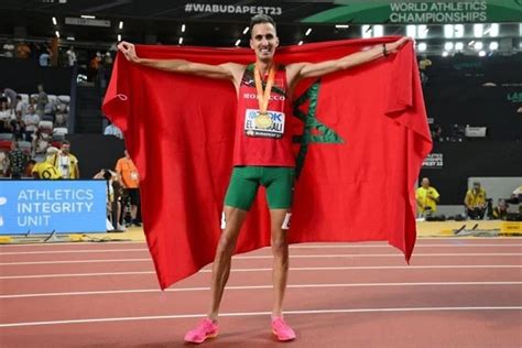 Mondiaux d athlétisme Soufiane El Bakkali un champion en or