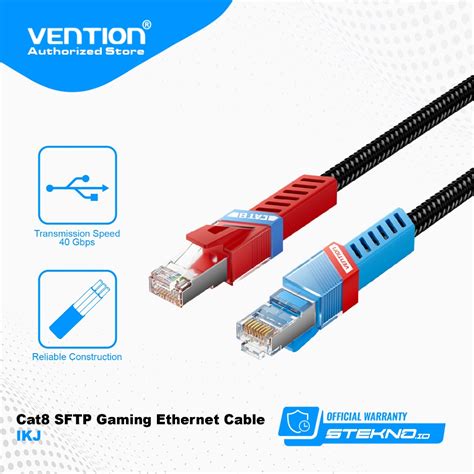 Jual Vention Kabel Lan Cat Cat Gbps Rj Sftp Gaming Patch Gigabit