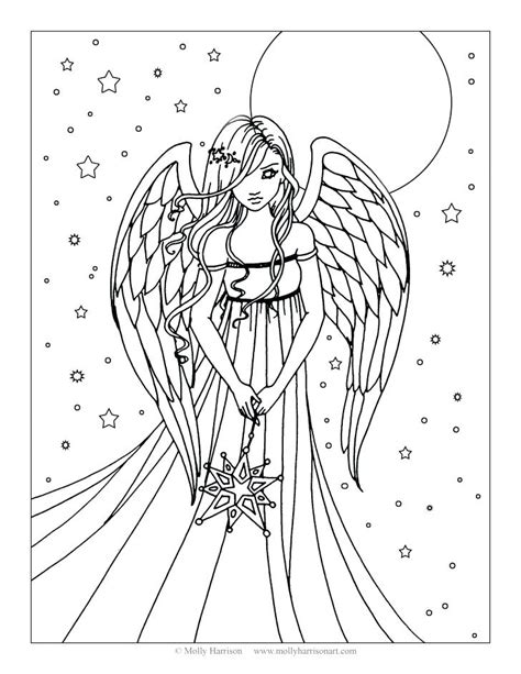 Detailed Angel Coloring Pages at GetColorings.com | Free printable ...