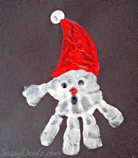 Handprint Santa Claus Craft For Kids - Crafty Morning