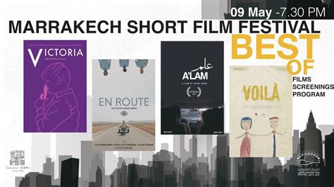 Projection du Best Of du Marrakech Short Film Festival au Cinéma