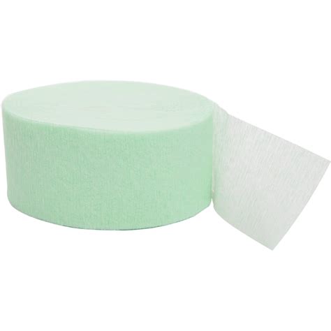 Mint Green Crepe Paper Party Streamer Roll 81ft 1ct