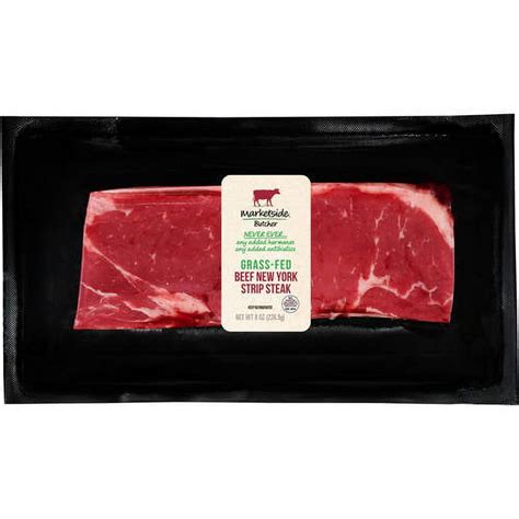 Marketside Grass Fed Beef New York Strip Steak 8 Oz