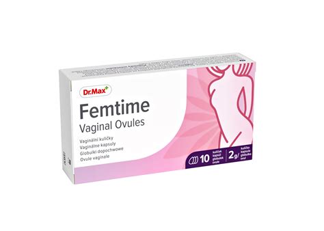 Dr Max Femtime Vaginal Ovules 10 vaginálnych kapsúl