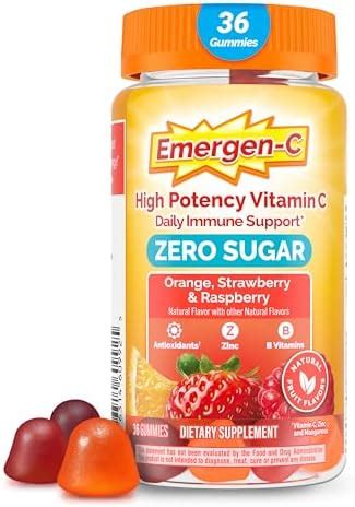 Amazon Emergen C 750mg Vitamin C Gummies For Adults Immune