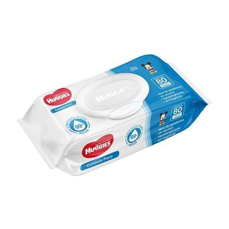 Toallitas húmedas Huggies Natural Care sin aroma 80 pzas Walmart