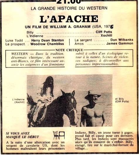 L Apache Cry For Me Billy 1972 William A Graham Western Movies