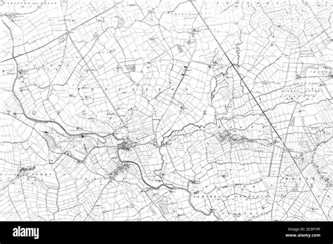 Map Of Yorkshire Sheet Ordnance Survey Stock Photo Alamy