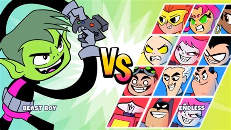 Teen Titans Go Jump Jousts 2 Beast Boy Cn Games Youtube