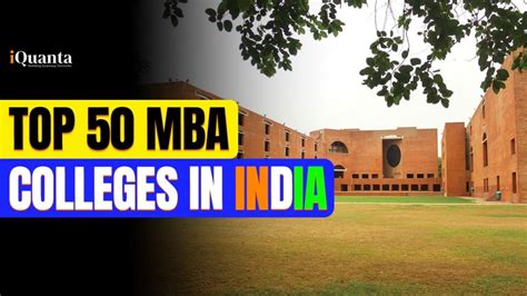 Top 50 Best MBA Colleges In India Fees Placement Exam IQuanta