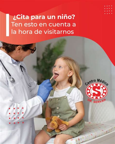 Cita para un niño Ten esto en cuenta a la hora de visitarnos Centro