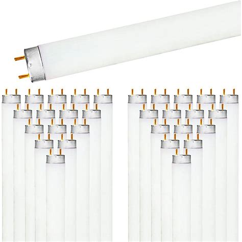 Luxrite 32 Watt 48 In Linear F32t8841 T8 Tube Fluorescent Light Bulb 4100k Cool White 2800