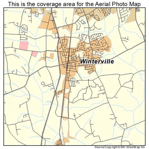 Aerial Photography Map of Winterville, NC North Carolina