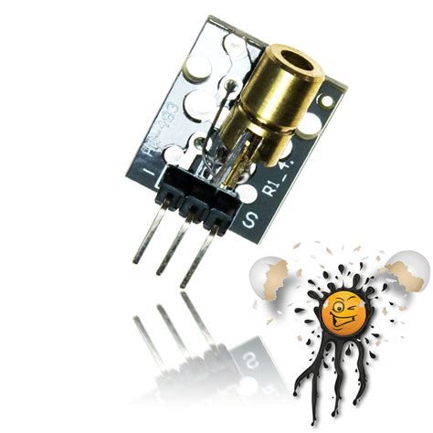 5v Laser Diode 5mw 650nm Nir Modul Iot Powered By Androeggde