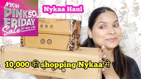 Huge Nykaa Pink Friday Sale Haul Biggest Sale On