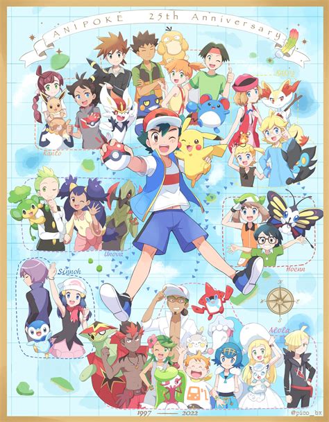 160459 Safe Artist Picca Ash Ketchum Pokémon Ashs Pikachu