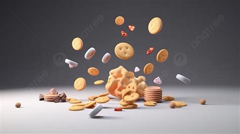 Food Fruit Snack Biscuits Potato Chips Background Cookies Potato