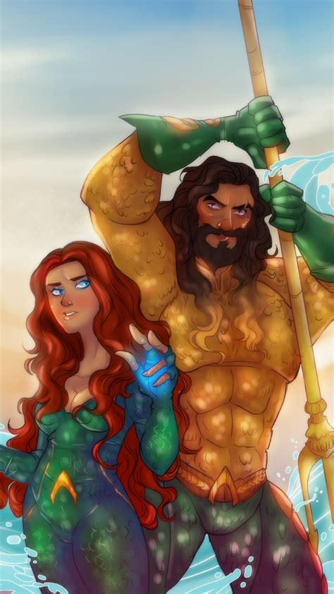 X Aquaman And Mera Artwork Sony Xperia X Xz Z Premium Hd K