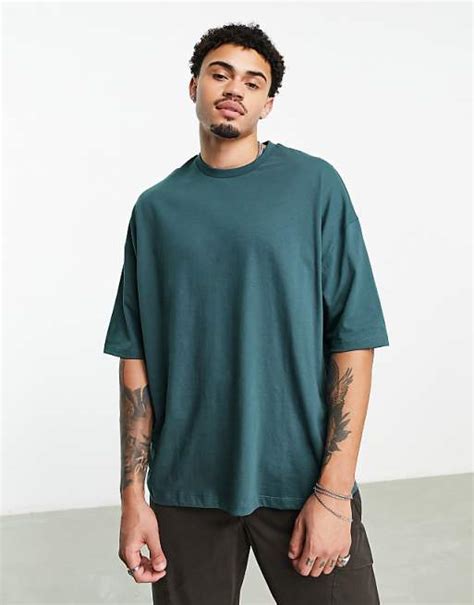 Asos Design Oversized T Shirt In Washed Blue Asos