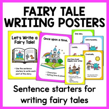 Fairy Tale Story Elements Posters By Teachie Tings Tpt