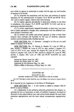 Fillable Online Leg Wa 5 To Prescribe The Procedures And The Form And