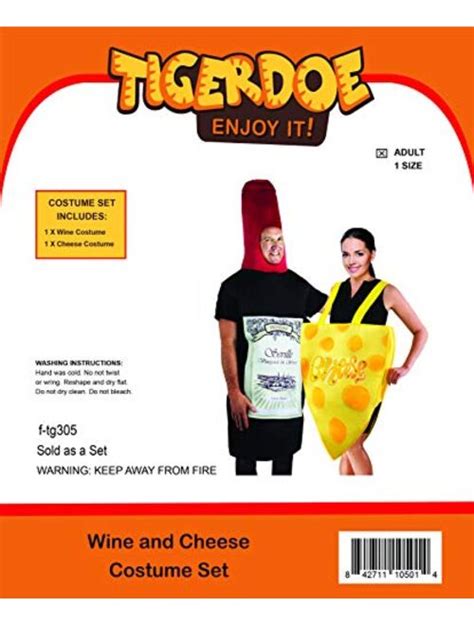 Buy Tigerdoe Couples Costumes Wine And Cheese Costume Funny Adult