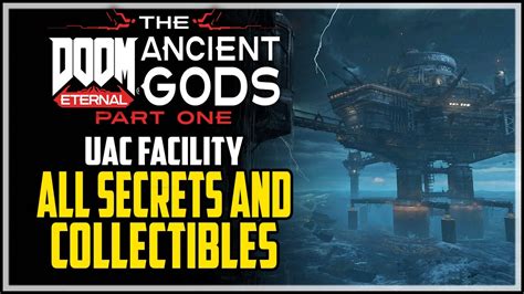 UAC Atlantica Facility All Collectibles And Secrets Doom Eternal DLC