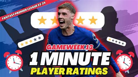 FPL GAMEWEEK 13 PLAYER RATINGS IS PALMER ESSENTIAL Fantasy