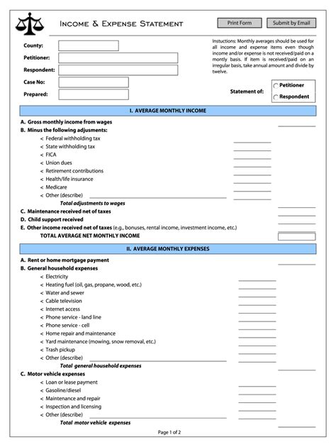 Income And Expense Form Pdf Fill Online Printable Fillable Blank Pdffiller