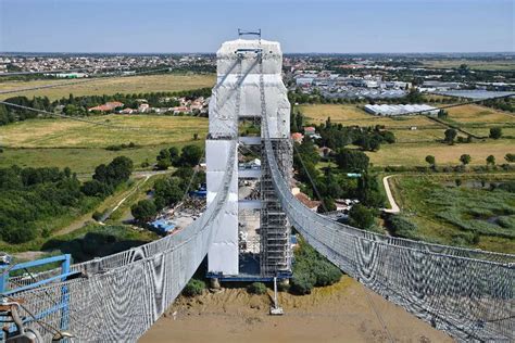 En images les travaux de restauration du pont transbordeur à