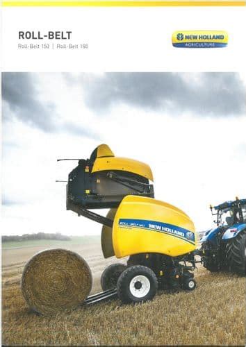 New Holland Roll Belt Balers 150 And 180 Brochure