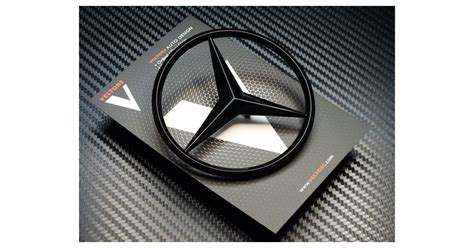 Mercedes W C Class Black Siyah Bagaj Y Ld Z Logo Amblem