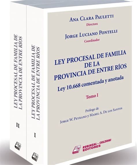 Gu A Completa De La Ley Procesal De Familia En Entre R Os