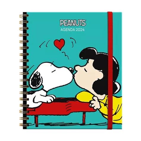 Agenda 2024 Snoopy Diaria Espiral Cuotas sin interés