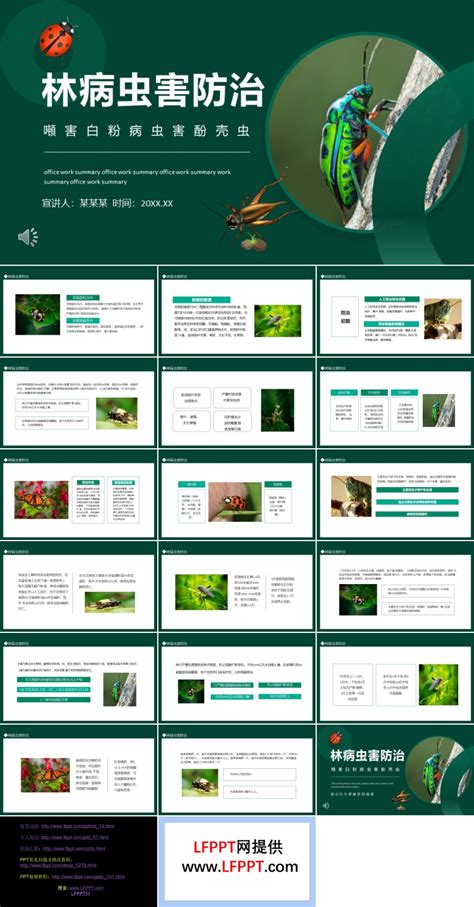 林病虫害防治方法ppt课件下载 Lfppt